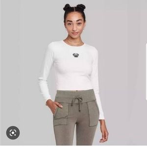 Wild Fable Cream Pug Shirt(NWOT)